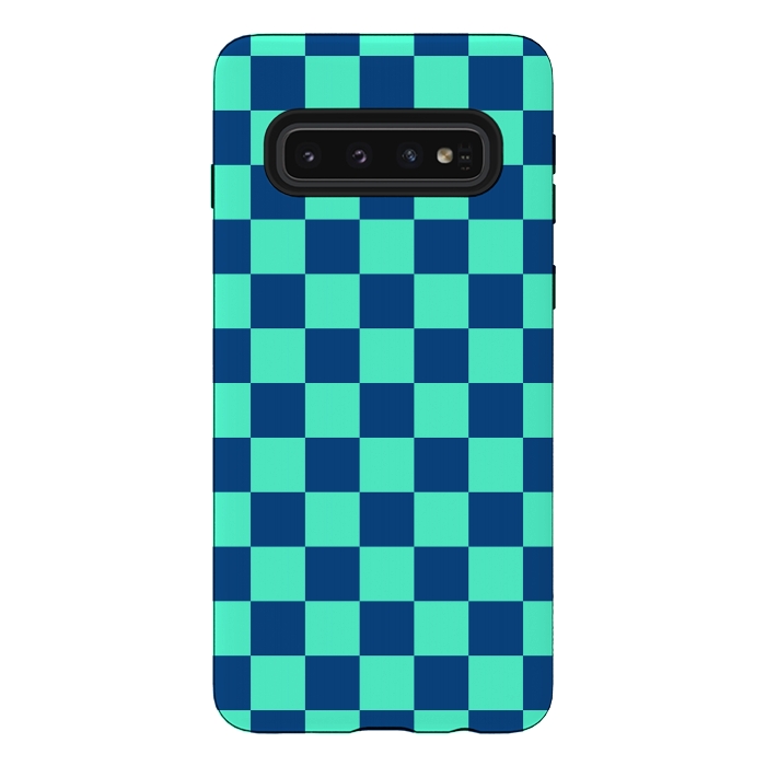 Galaxy S10 StrongFit Checkered Pattern VI by Art Design Works
