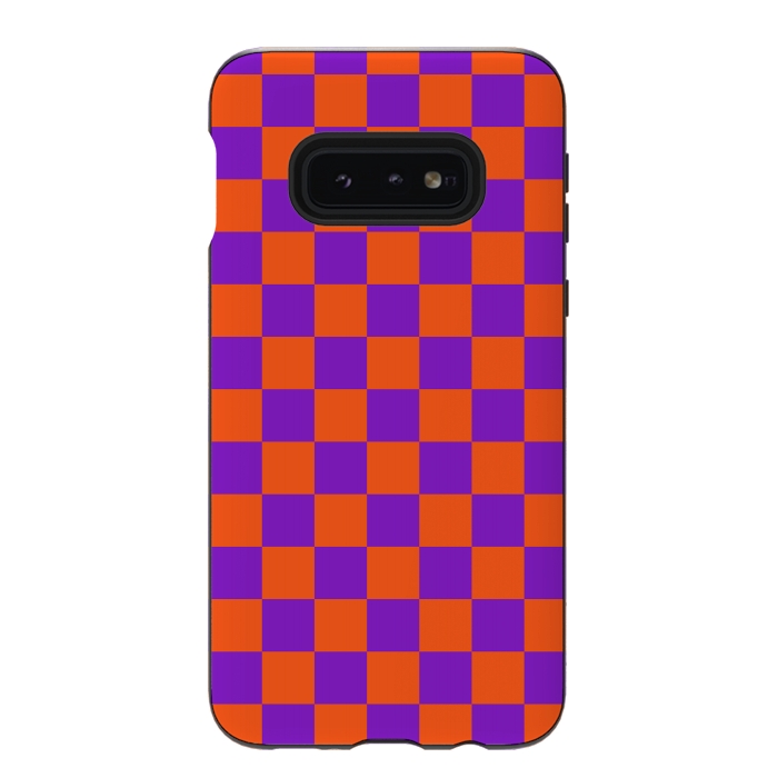 Galaxy S10e StrongFit Checkered Pattern VIII by Art Design Works