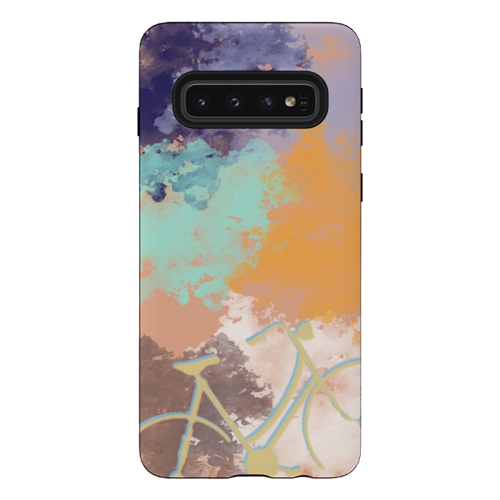 Galaxy S10 StrongFit Bicycle colors by Mariana Socorro