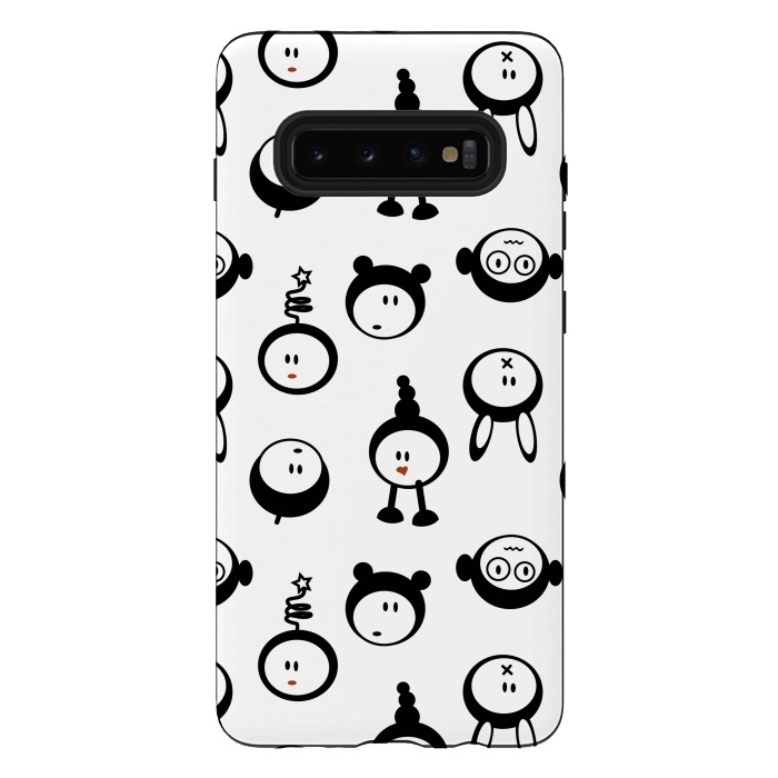 Galaxy S10 plus StrongFit Cute monsters by Martina