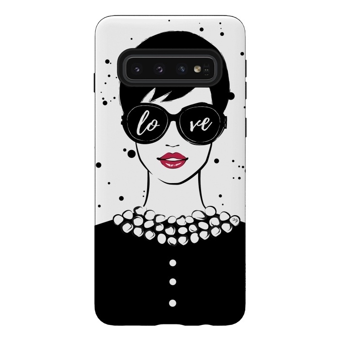 Galaxy S10 StrongFit Love Girl by Martina