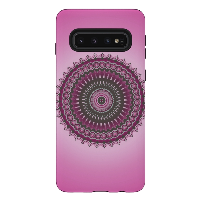 Galaxy S10 StrongFit Pink Mandala Ornament 2 by Andrea Haase