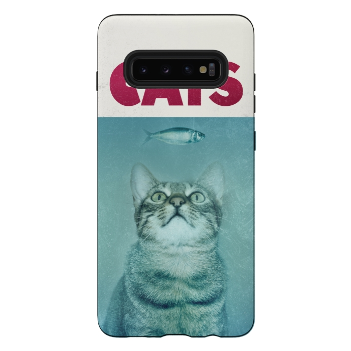 Galaxy S10 plus StrongFit Cats by Dellán