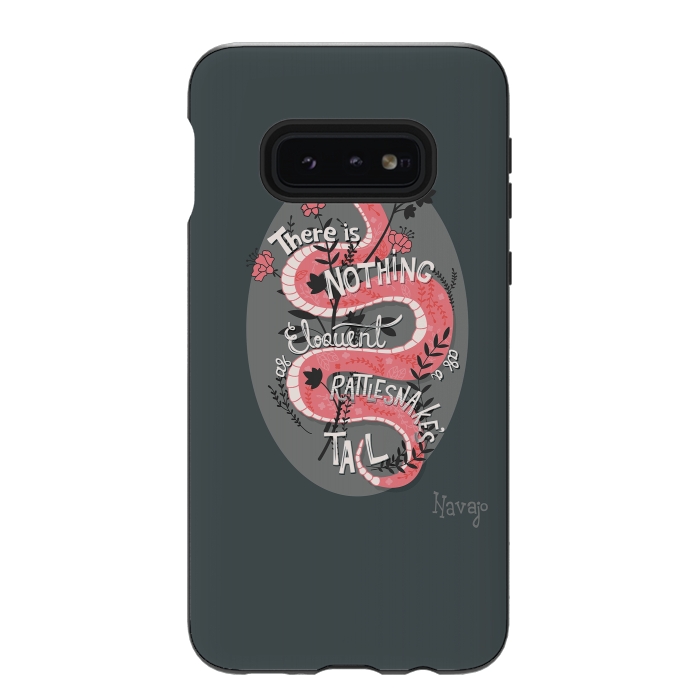 Galaxy S10e StrongFit There is nothing as eloquent as a rattlesnake's tail by Jelena Obradovic