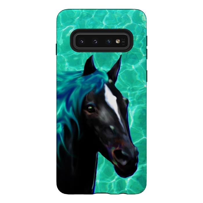 Galaxy S10 StrongFit Horse Spirit Water Dream by BluedarkArt
