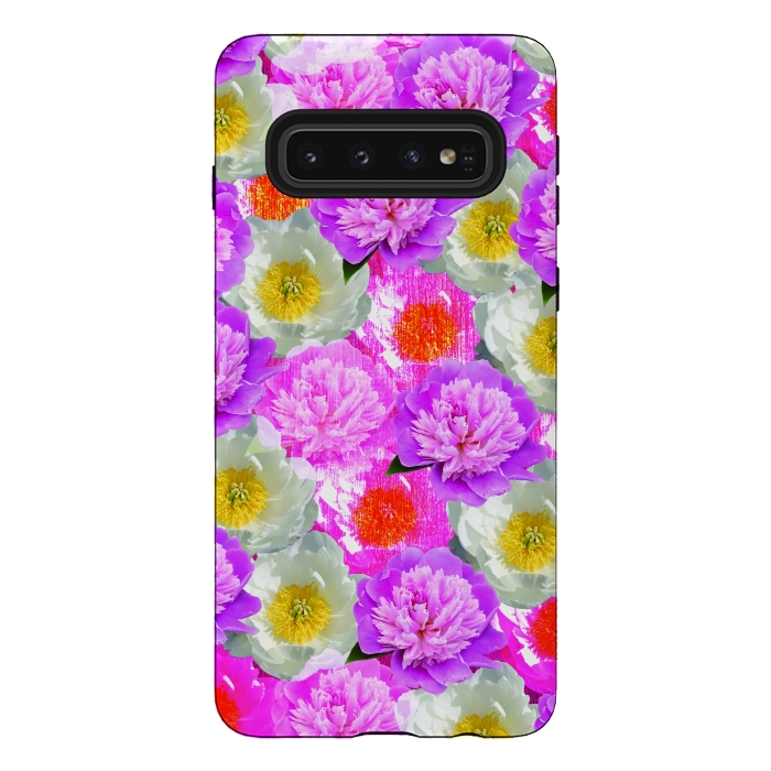 Galaxy S10 StrongFit Old Rose by Rossy Villarreal