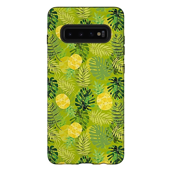 Galaxy S10 plus StrongFit Eve's colorful pineapple garden Jungle by  Utart