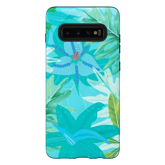 Galaxy S10 plus StrongFit Eve's blue Aroma Garden by  Utart