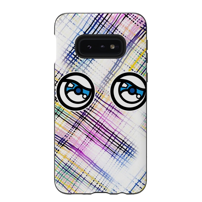 Galaxy S10e StrongFit Modern Tartans 2 by Michael Cheung