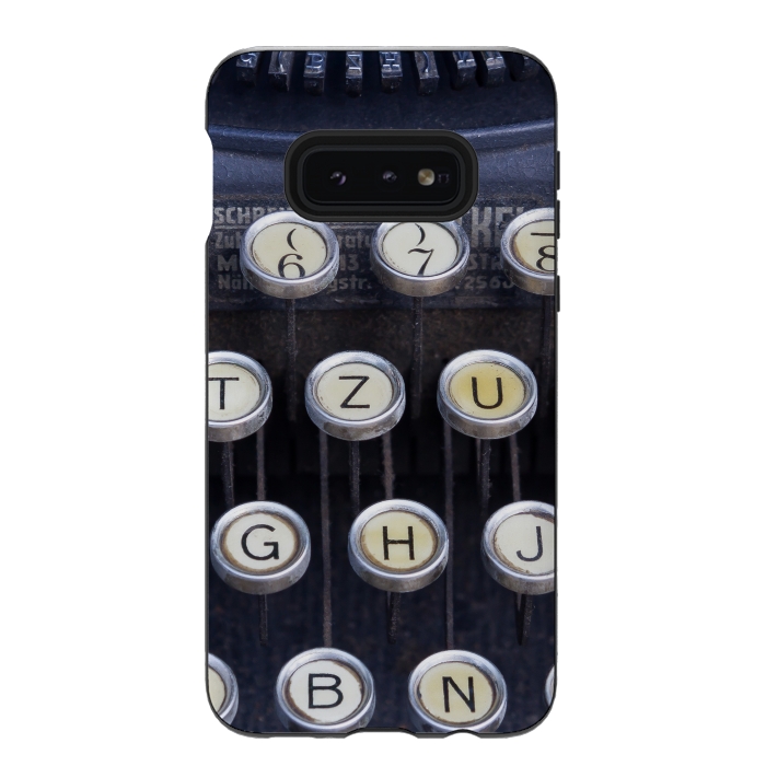 Galaxy S10e StrongFit Old Typewriter by Andrea Haase