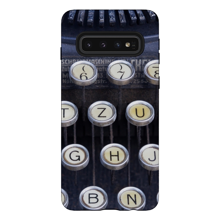 Galaxy S10 StrongFit Old Typewriter by Andrea Haase