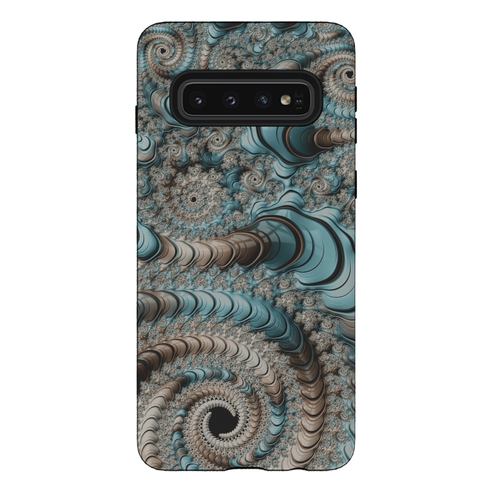 Galaxy S10 StrongFit Fantastic Fractal Swirls by Andrea Haase