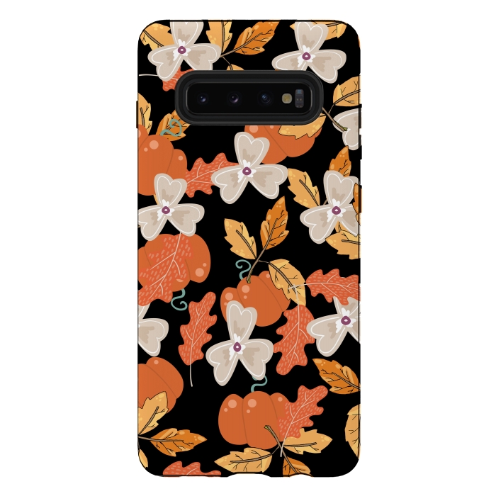 Galaxy S10 plus StrongFit Pumpkin and Spice by Allgirls Studio