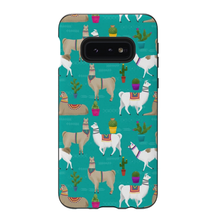 Galaxy S10e StrongFit Llama Drama by Noonday Design