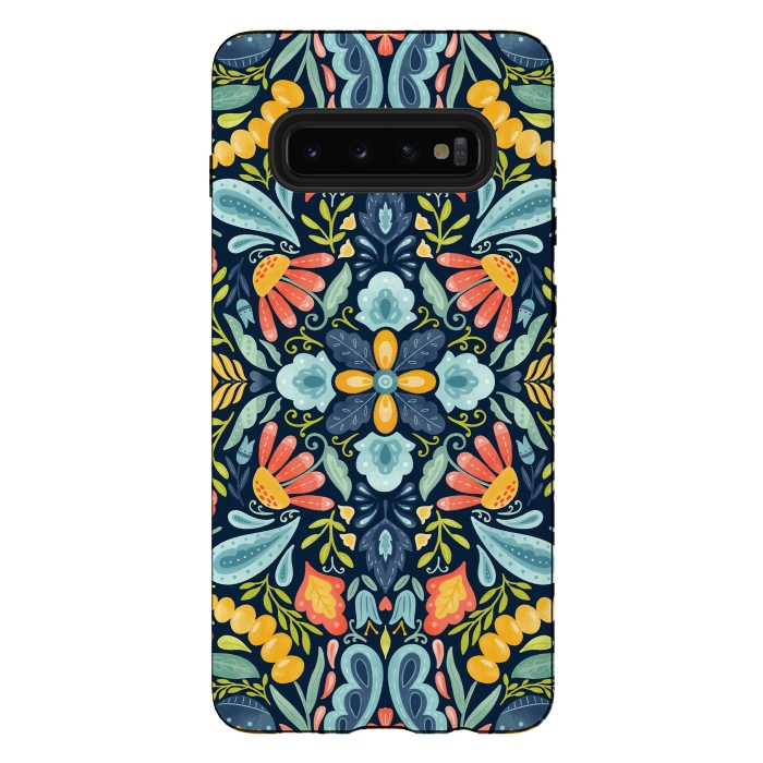 Galaxy S10 plus StrongFit Amazing Tapestry by Noonday Design