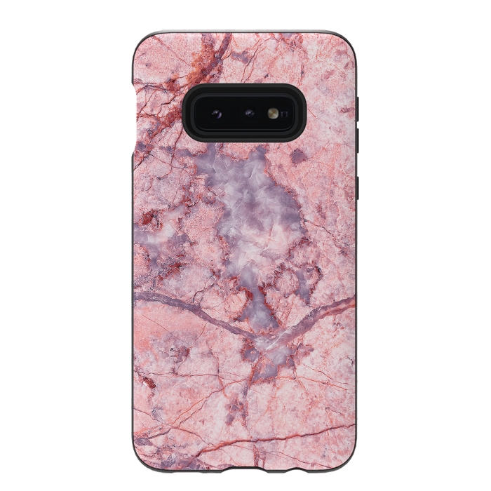 Galaxy S10e StrongFit Pink Marble by Art Design Works