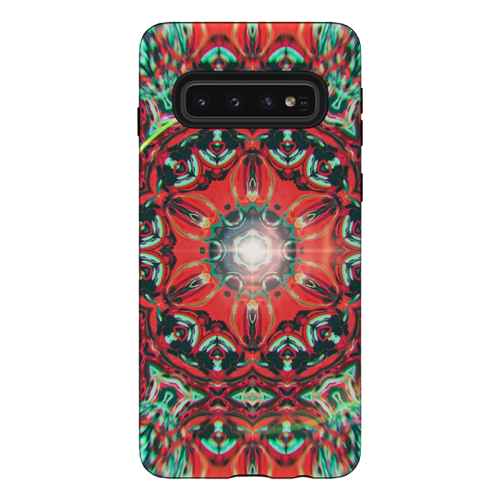 Galaxy S10 StrongFit Abstract Mandala I by Art Design Works