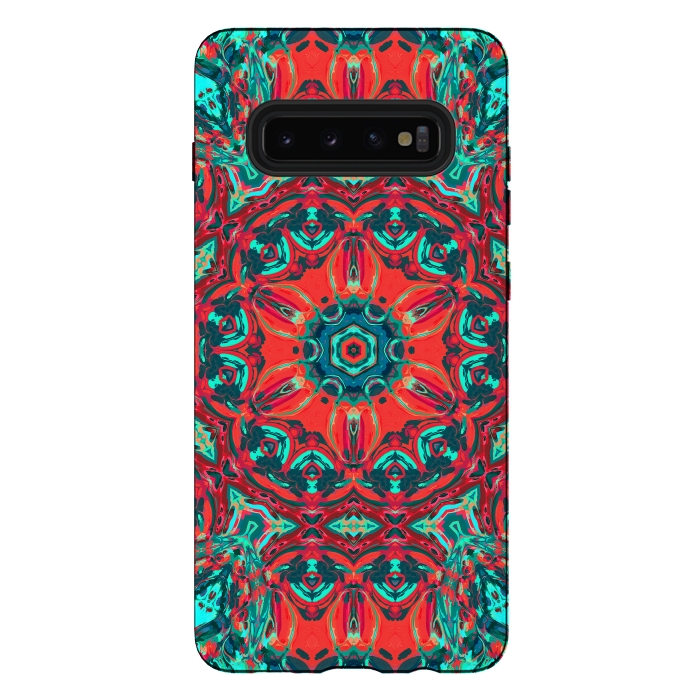 Galaxy S10 plus StrongFit Abstract Mandala II by Art Design Works