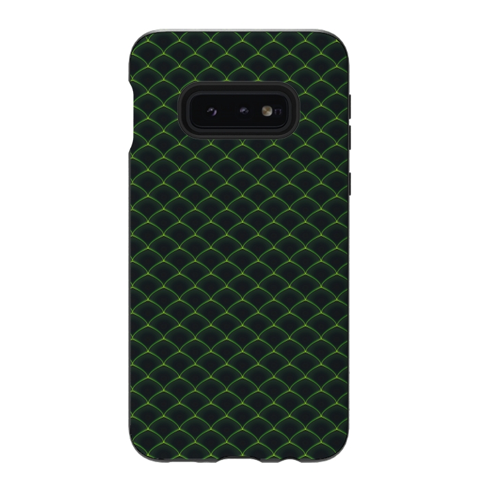 Galaxy S10e StrongFit Reptile Scales Pattern by Art Design Works