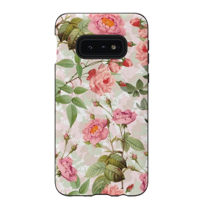 Galaxy S10e StrongFit Cute Vintage Roses by  Utart