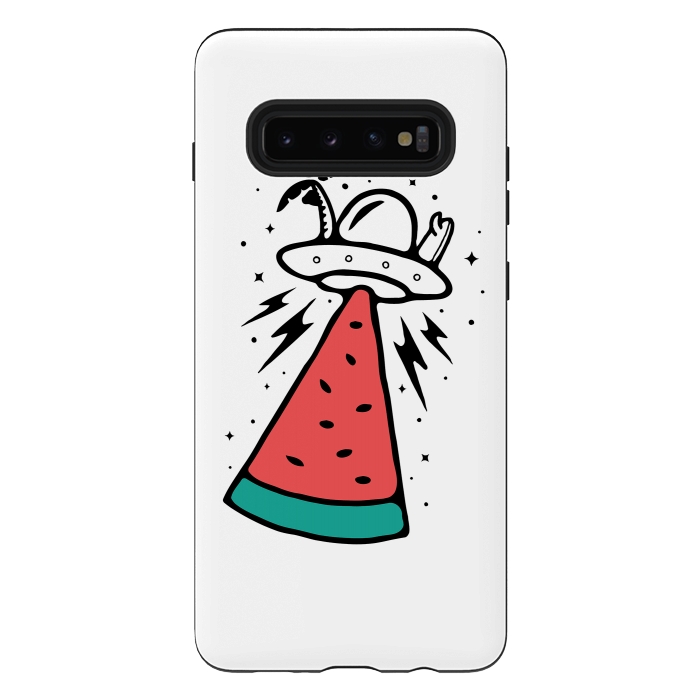 Galaxy S10 plus StrongFit Alien Summer Invasion by Afif Quilimo