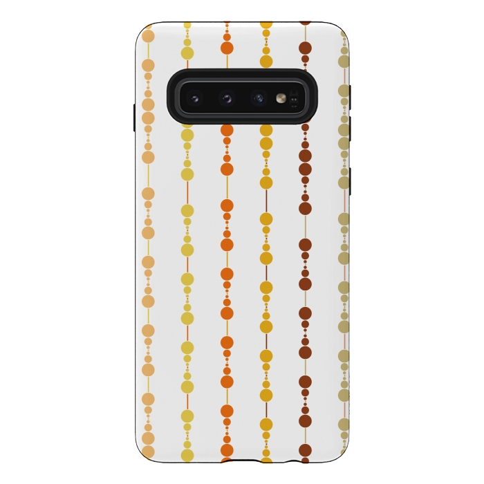 Galaxy S10 StrongFit Multi-faceted decorative lines 3 by Bledi