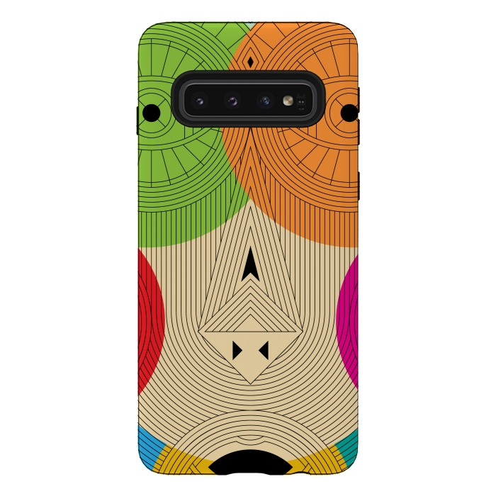 Galaxy S10 StrongFit masque aztec by TMSarts