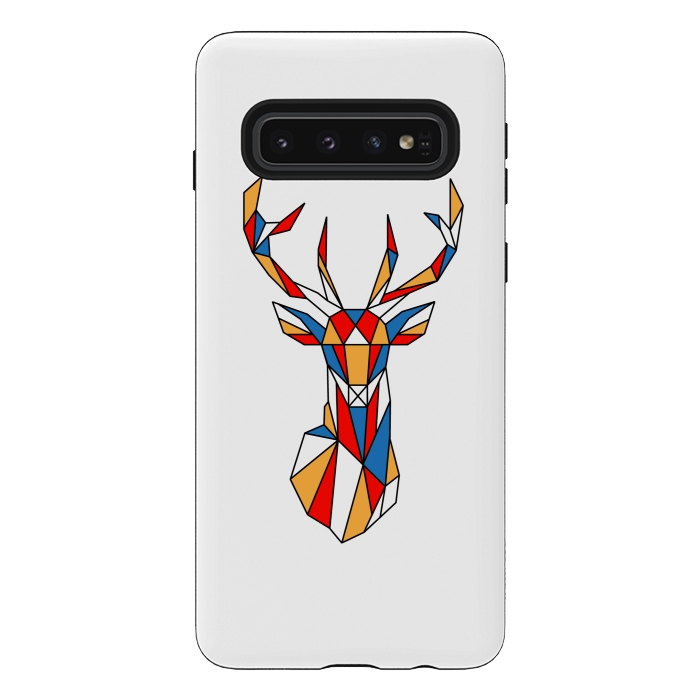 Galaxy S10 StrongFit deer geometric by TMSarts