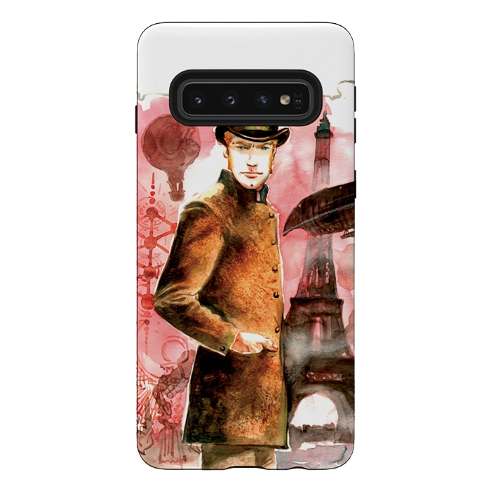 Galaxy S10 StrongFit Jules Verne's world by Max LeTamis