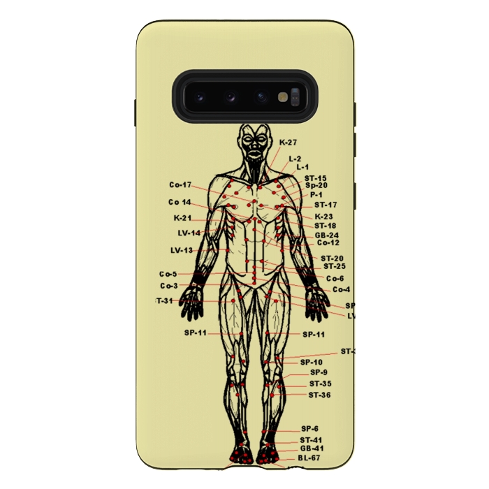 Galaxy S10 plus StrongFit Acupuncture points I by Max LeTamis