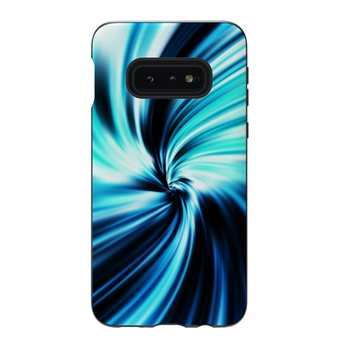 Galaxy S10e StrongFit Blue Swirl by Art Design Works