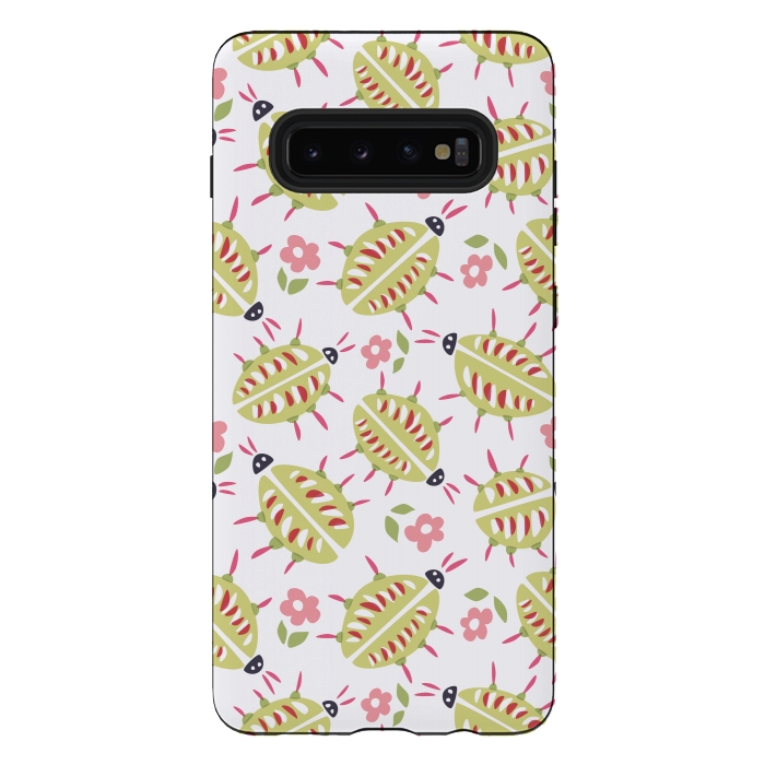 Galaxy S10 plus StrongFit Funny Bugs With Wooden Legs by Boriana Giormova