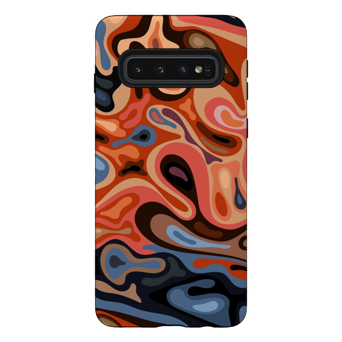 Galaxy S10 StrongFit Liquid surface by Bledi