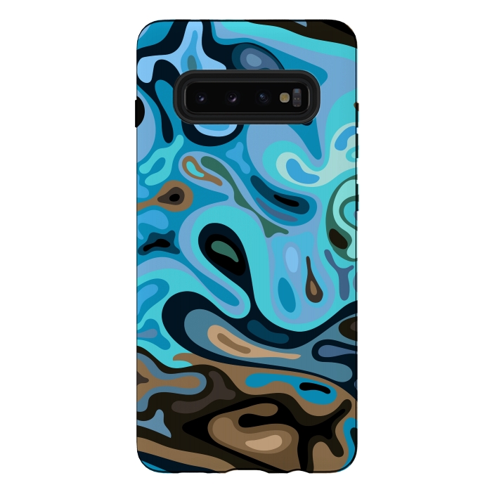Galaxy S10 plus StrongFit Liquid surface 2 by Bledi