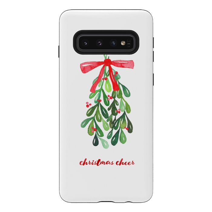 Galaxy S10 StrongFit Christmas Cheer by Noonday Design