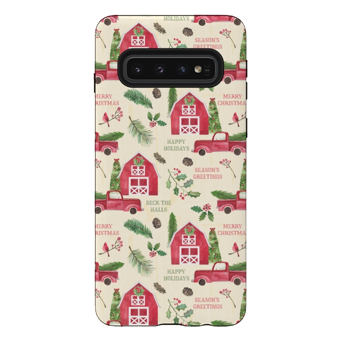 Galaxy S10 StrongFit Home for the Holidays by Noonday Design