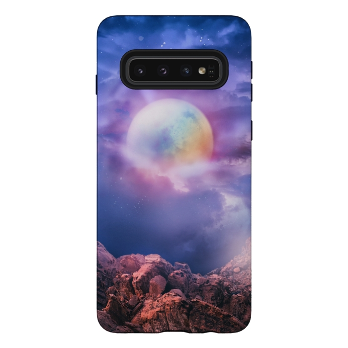Galaxy S10 StrongFit Magic Moon Night by Art Design Works