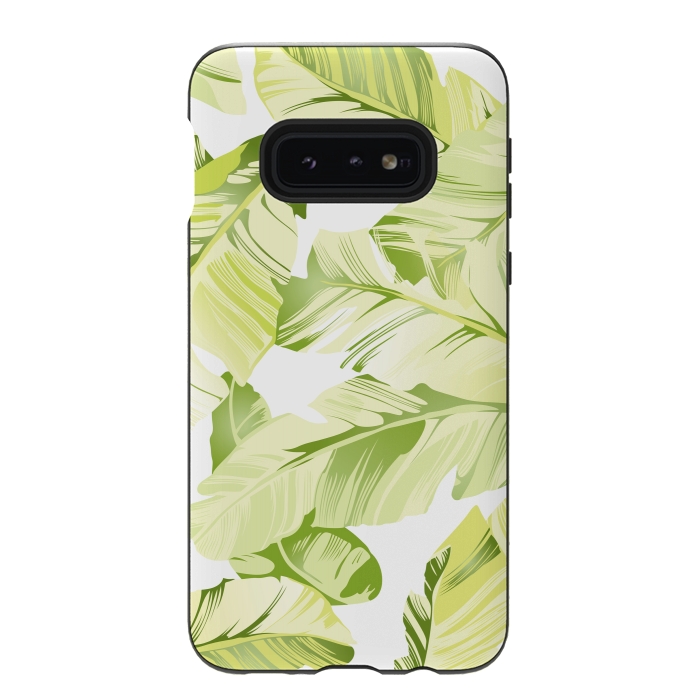 Galaxy S10e StrongFit Banana leaves by Bledi