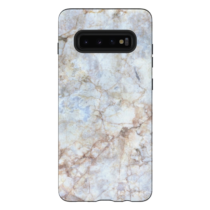 Galaxy S10 plus StrongFit Gold and Blue Marble by amini54