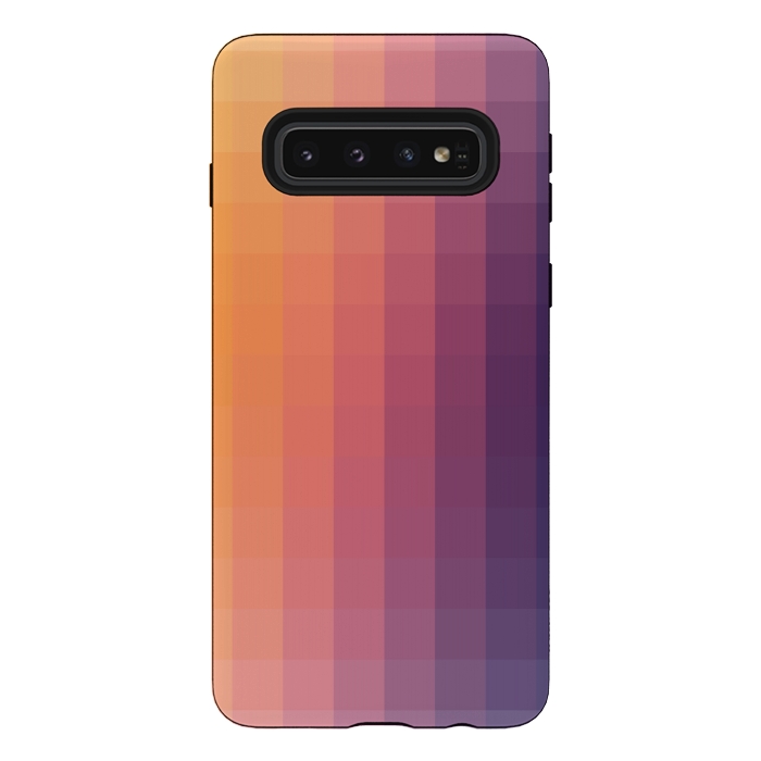 Galaxy S10 StrongFit Gradient, Purple and Orange by amini54