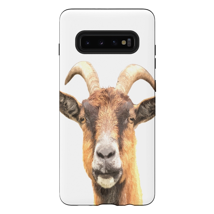 Galaxy S10 plus StrongFit Goat Portrait by Alemi