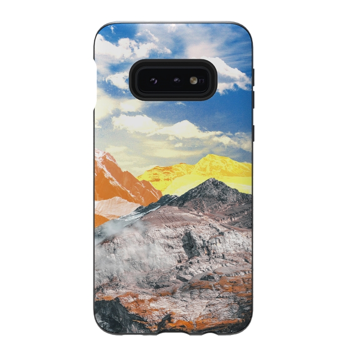 Galaxy S10e StrongFit Mountains (photo montage) by Bledi