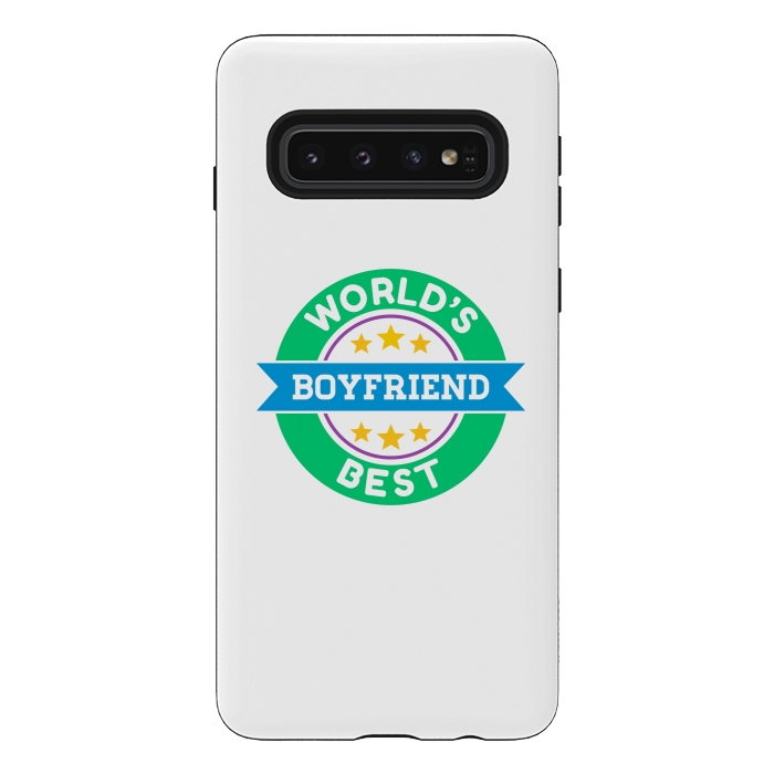 Galaxy S10 StrongFit World's Best Boyfriend by Dhruv Narelia