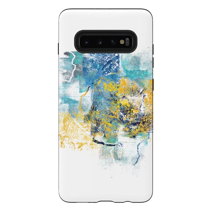 Galaxy S10 plus StrongFit Nature Regrowth - Abstract Painting V by Art Design Works