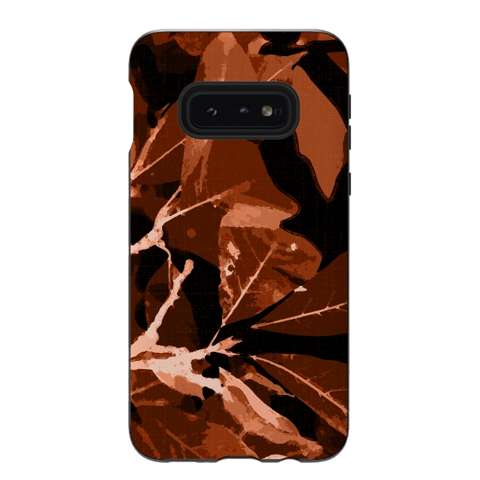 Galaxy S10e StrongFit Autumn colors, leaves #effect 1 by Bledi