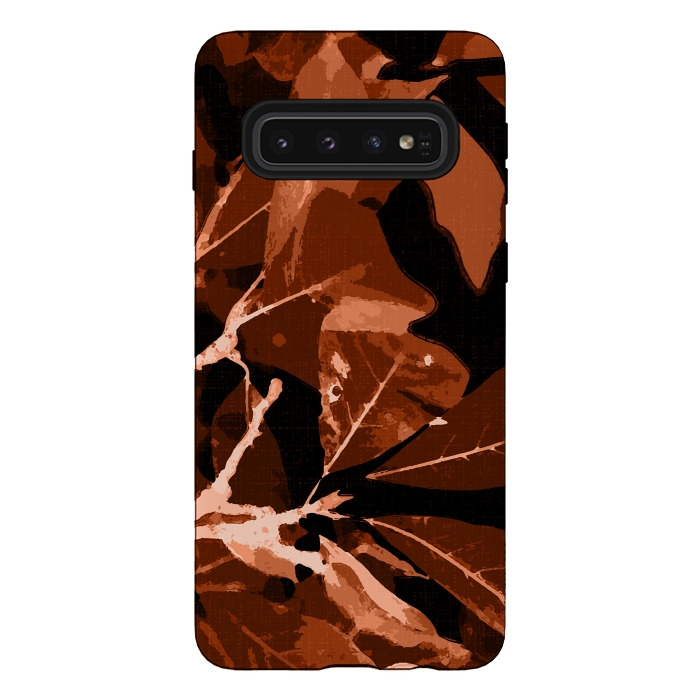 Galaxy S10 StrongFit Autumn colors, leaves #effect 1 by Bledi