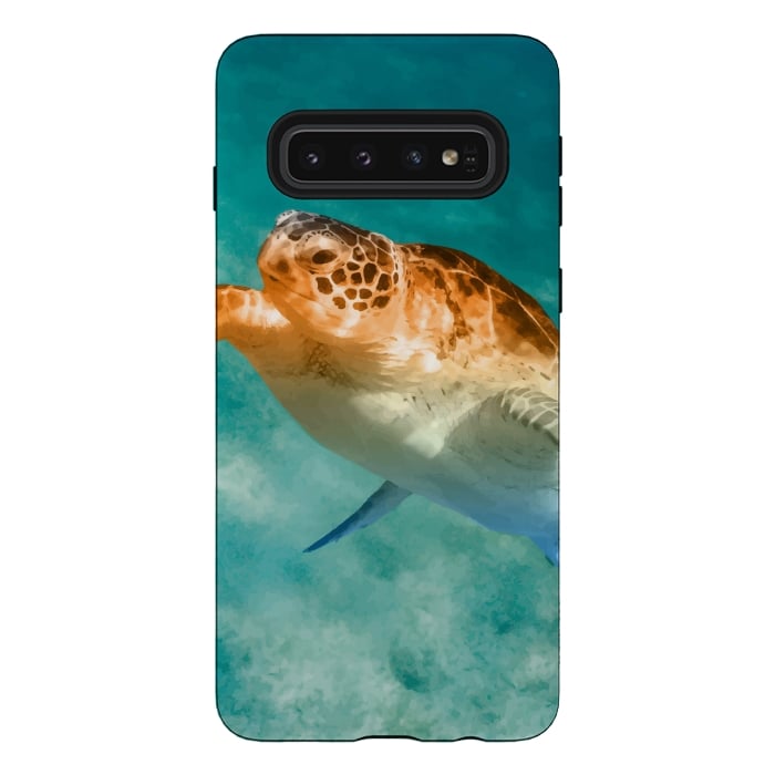 Galaxy S10 StrongFit Turtle by Creativeaxle