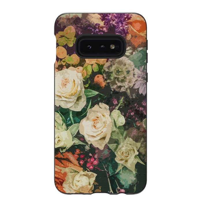 Galaxy S10e StrongFit Floral Bunch by Creativeaxle