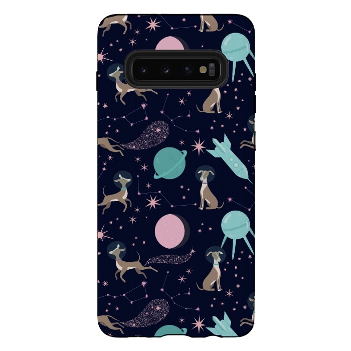 Galaxy S10 plus StrongFit Dogs in Space  by  Utart