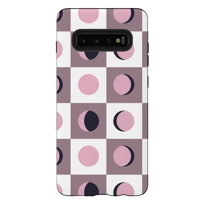 Galaxy S10 plus StrongFit Pink Moons by  Utart